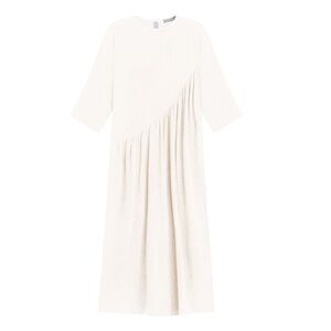 Solika Talia Dress • Oat • Size M • Rayon Linen Blend • Excellent